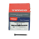 TIMCO Twin-Threaded Round Head Black Woodscrews