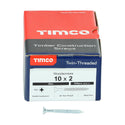 TIMCO Twin-Threaded Countersunk Silver Woodscrews