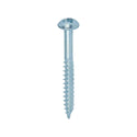 TIMCO Twin-Threaded Round Head Silver Woodscrews