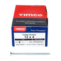 TIMCO Twin-Threaded Countersunk Silver Woodscrews