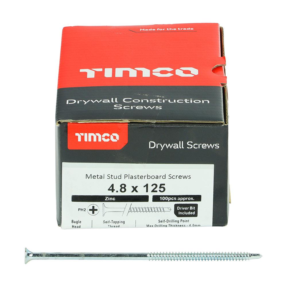 TIMCO Drywall Self-Drilling Bugle Head Silver Screws