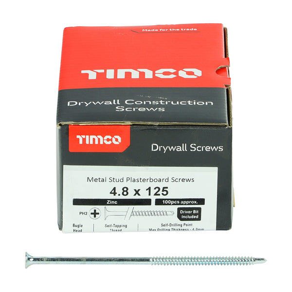 TIMCO Drywall Self-Drilling Bugle Head Silver Screws