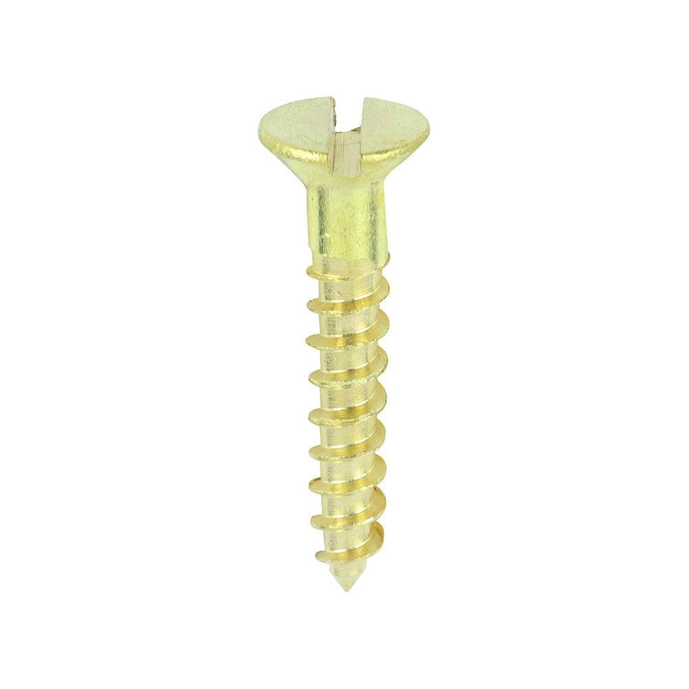 TIMCO Solid Brass Countersunk Woodscrews