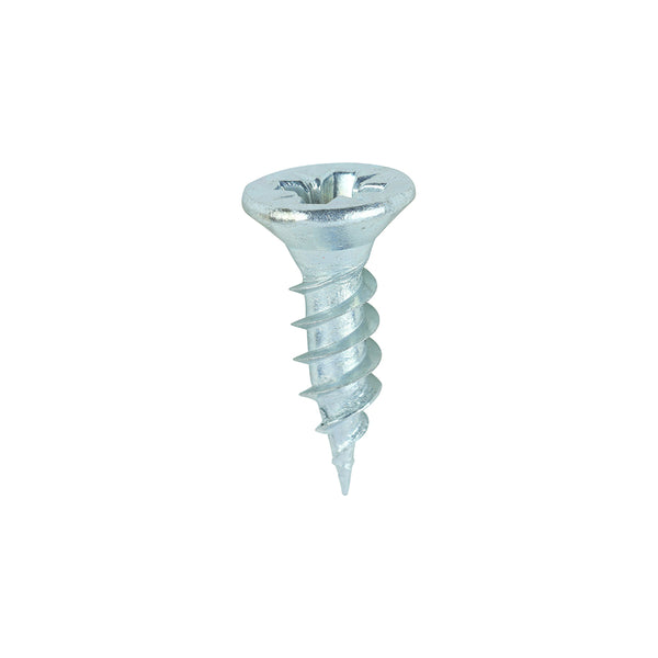 TIMCO Twin-Threaded Countersunk Silver Woodscrews