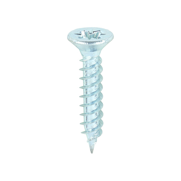 TIMCO Twin-Threaded Countersunk Silver Woodscrews