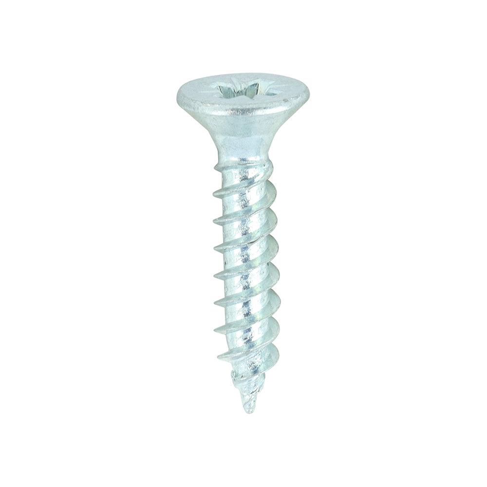 TIMCO Twin-Threaded Countersunk Silver Woodscrews