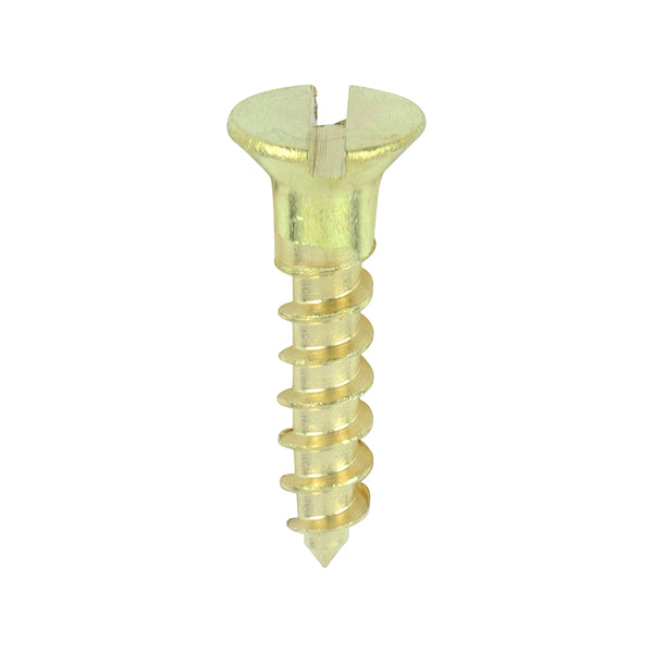 TIMCO Solid Brass Countersunk Woodscrews