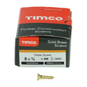 TIMCO Solid Brass Countersunk Woodscrews