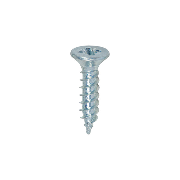 TIMCO Twin-Threaded Countersunk Silver Woodscrews