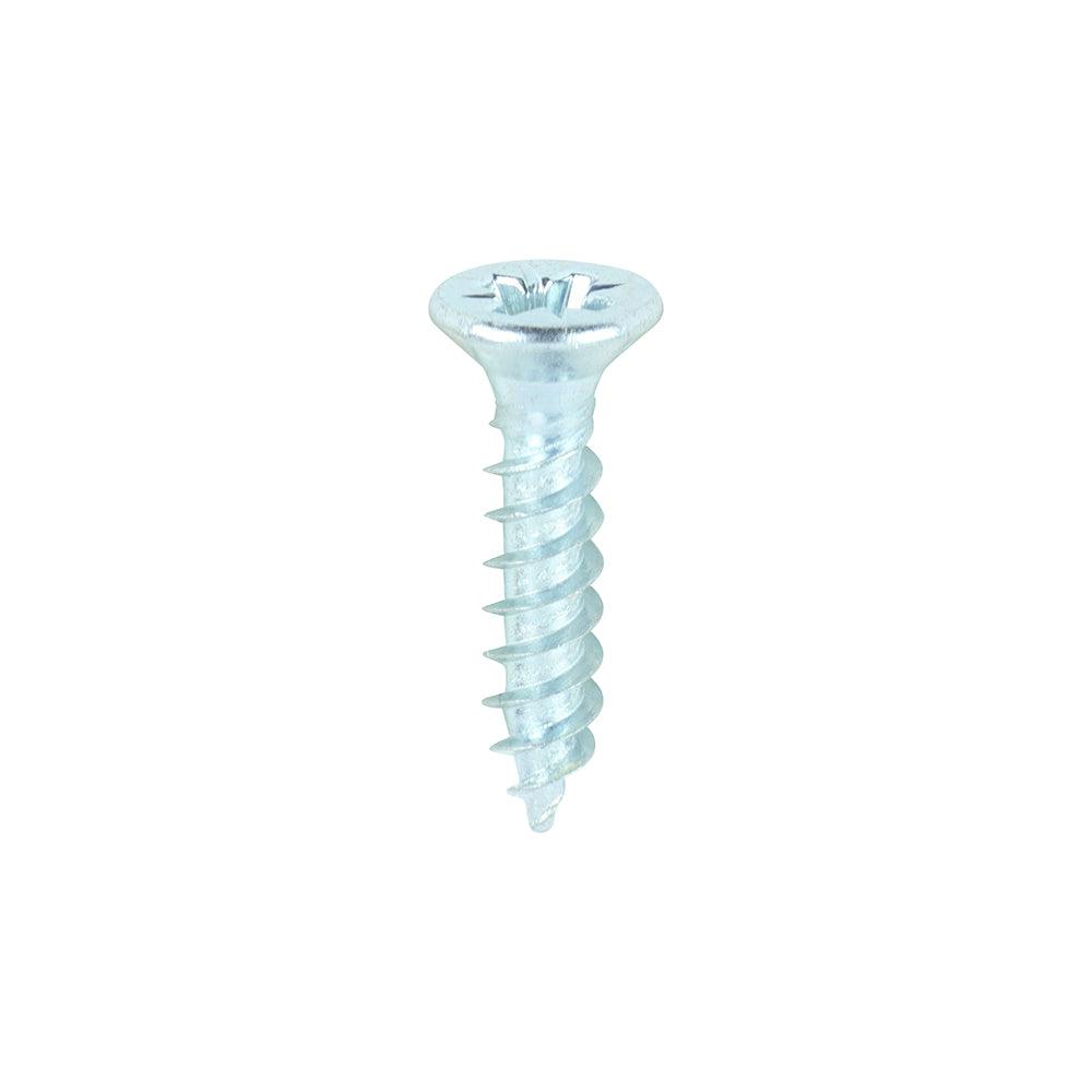 TIMCO Twin-Threaded Countersunk Silver Woodscrews