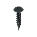 TIMCO Twin-Threaded Round Head Black Woodscrews