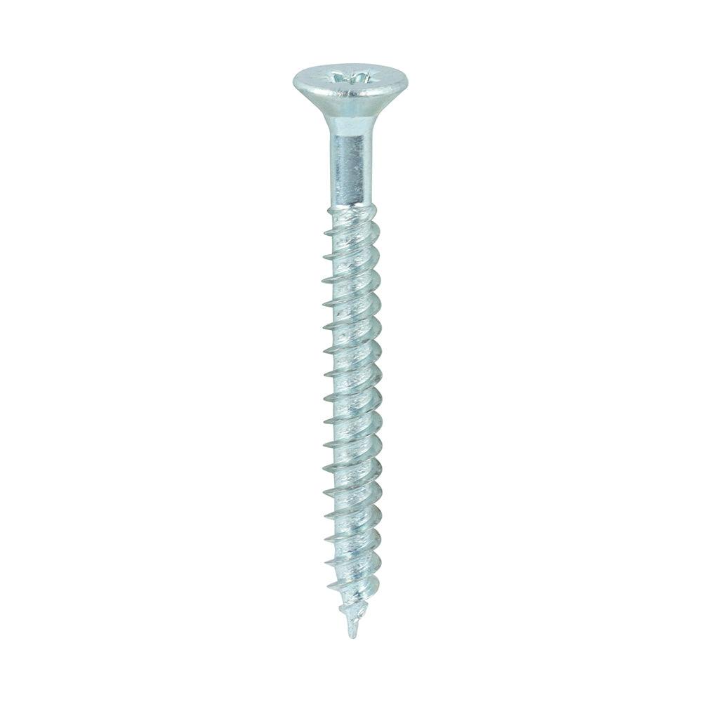 TIMCO Twin-Threaded Countersunk Silver Woodscrews