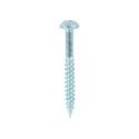 TIMCO Twin-Threaded Round Head Silver Woodscrews