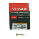 TIMCO Solid Brass Countersunk Woodscrews