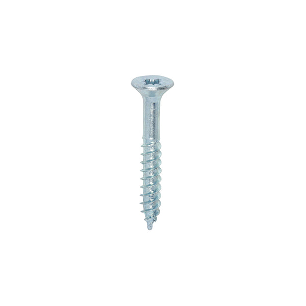 TIMCO Twin-Threaded Countersunk Silver Woodscrews