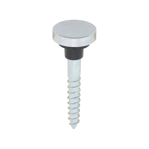 TIMCO Mirror Screws Flat Head Chrome