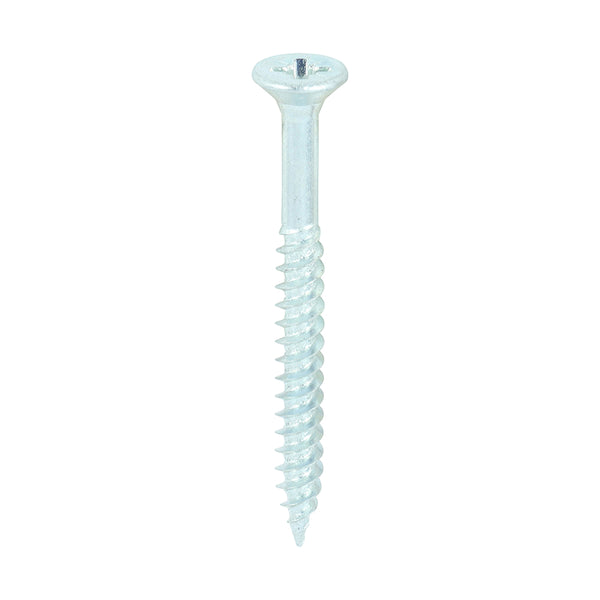 TIMCO Twin-Threaded Countersunk Silver Woodscrews