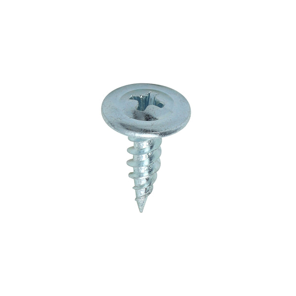 TIMCO Sharp Point Wafer Head Silver Screws