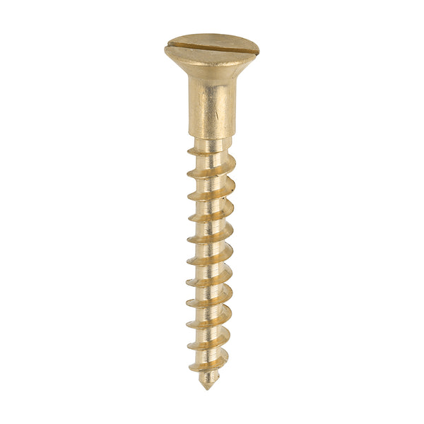 TIMCO Solid Brass Countersunk Woodscrews