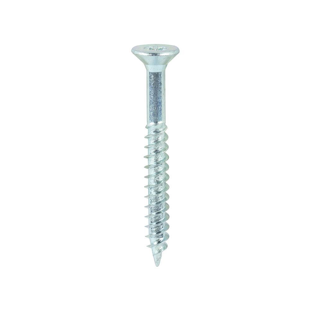 TIMCO Twin-Threaded Countersunk Silver Woodscrews