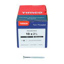 TIMCO Twin-Threaded Countersunk Silver Woodscrews