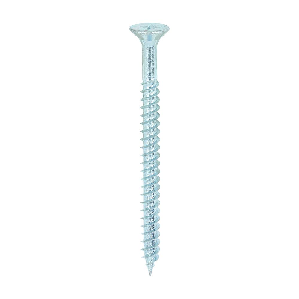 TIMCO Twin-Threaded Countersunk Silver Woodscrews