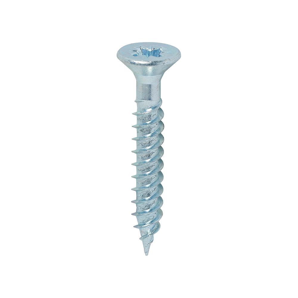 TIMCO Twin-Threaded Countersunk Silver Woodscrews