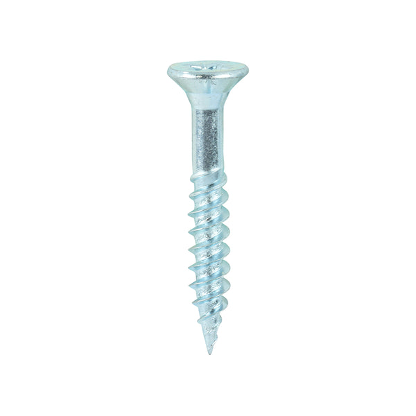 TIMCO Twin-Threaded Countersunk Silver Woodscrews