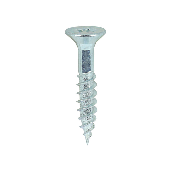 TIMCO Twin-Threaded Countersunk Silver Woodscrews