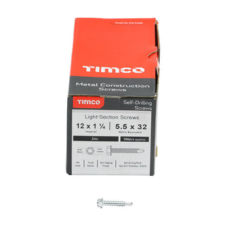 TIMCO Self-Drilling Light Section Silver Screws