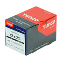 TIMCO Twin-Threaded Countersunk Silver Woodscrews