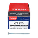 TIMCO Twin-Threaded Countersunk Silver Woodscrews