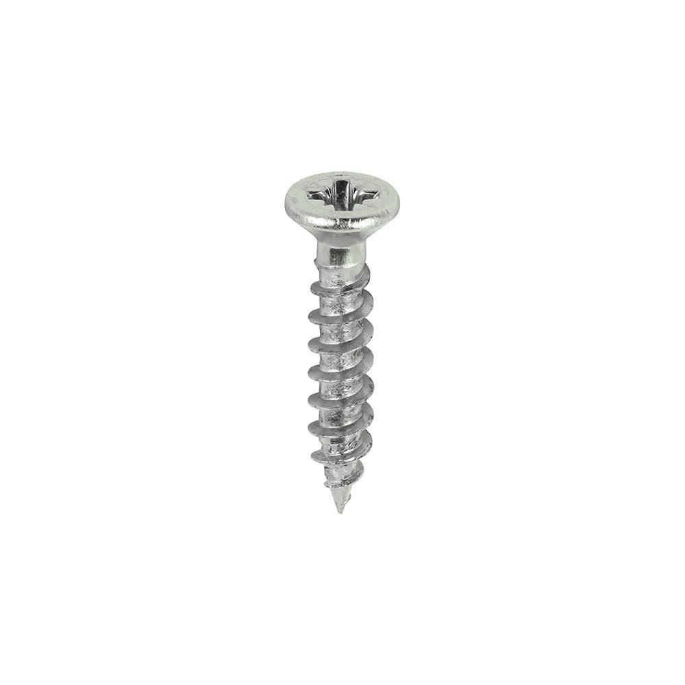 TIMCO Classic Multi-Purpose Reduced Head Countersunk Nickel Piano Hinge Woodscrews