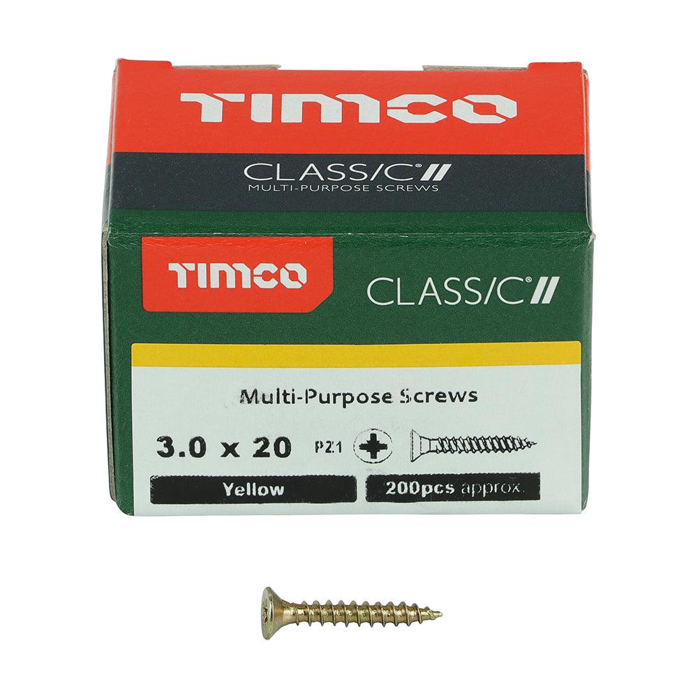 TIMCO Classic Multi-Purpose Countersunk Gold Woodscrews