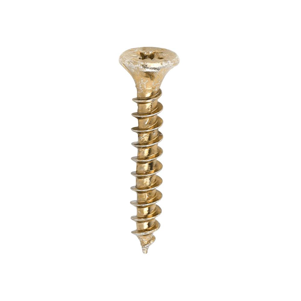 TIMCO Velocity Premium Multi-Use Countersunk Gold Woodscrews