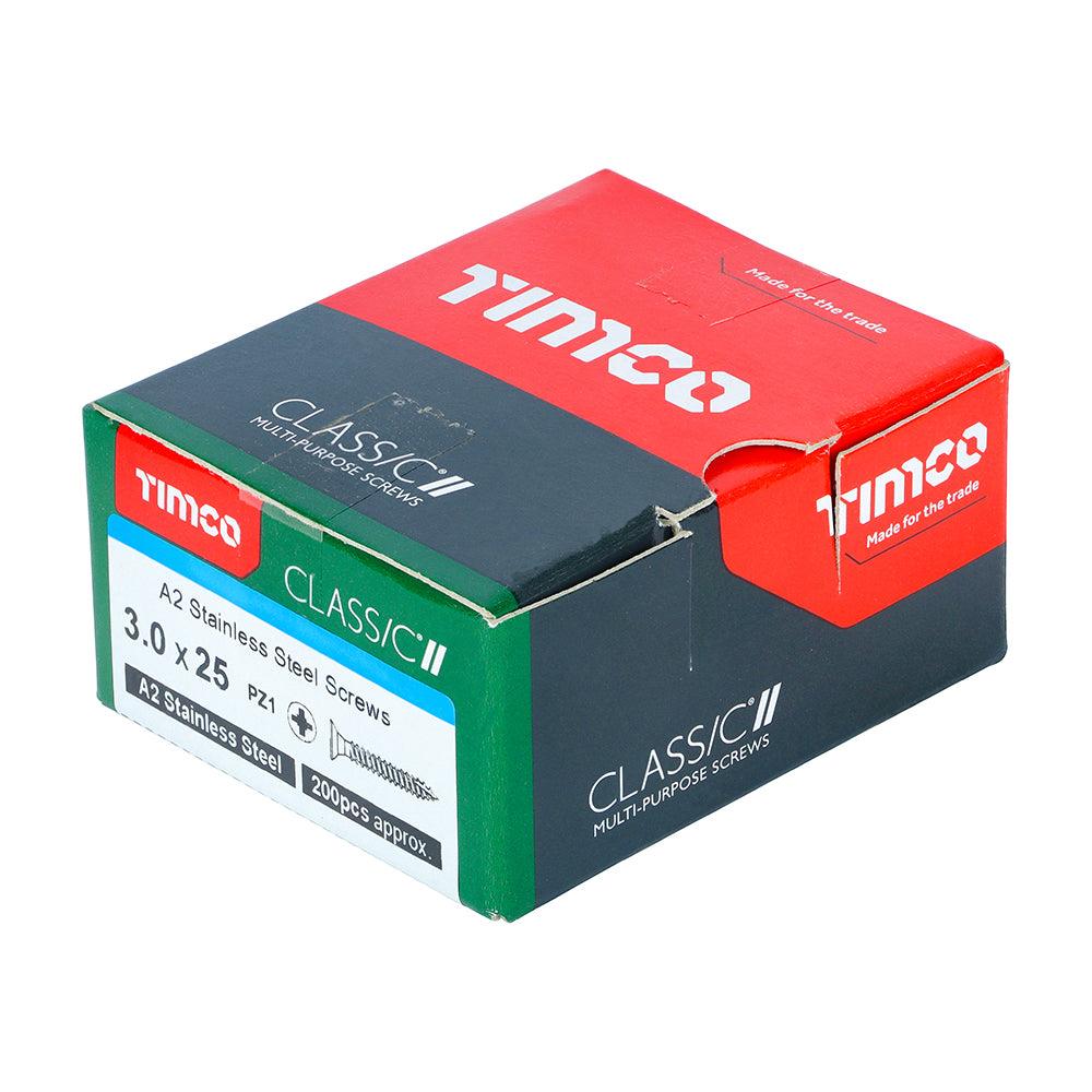 TIMCO Classic Multi-Purpose Countersunk A2 Stainless Steel Woodcrews