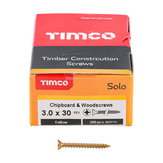 TIMCO Solo Countersunk Gold Woodscrews