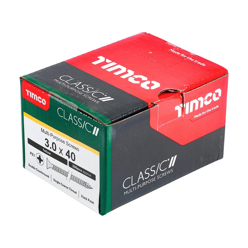 TIMCO Classic Multi-Purpose Countersunk Gold Woodscrews - 0