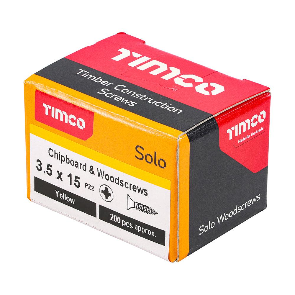 TIMCO Solo Countersunk Gold Woodscrews