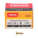 TIMCO Solo Countersunk Gold Woodscrews