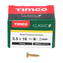 TIMCO Classic Multi-Purpose Countersunk Gold Woodscrews