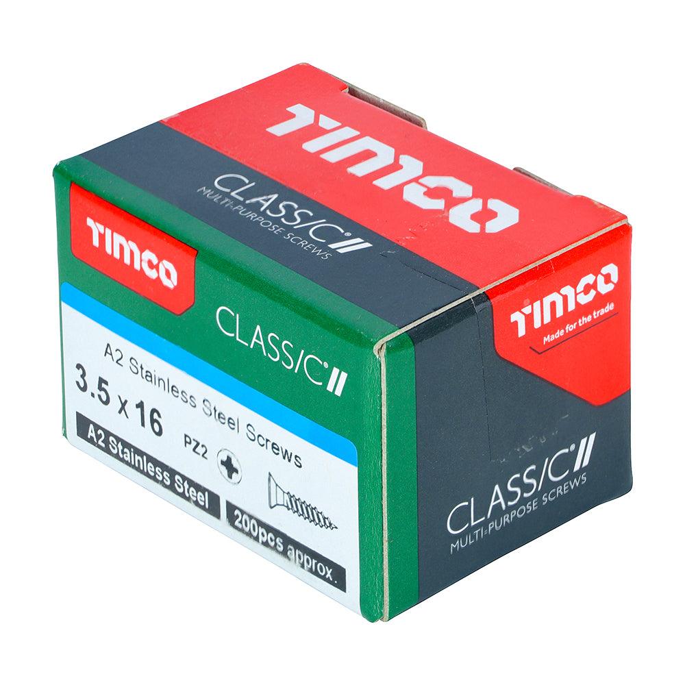 TIMCO Classic Multi-Purpose Countersunk A2 Stainless Steel Woodcrews