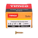 TIMCO Solo Countersunk Gold Woodscrews