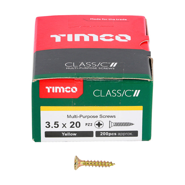 TIMCO Classic Multi-Purpose Countersunk Gold Woodscrews