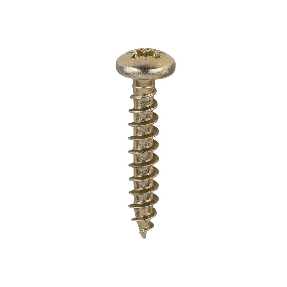 TIMCO Classic Multi-Purpose Pan Head Gold Woodscrews