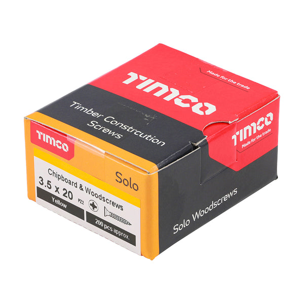 TIMCO Solo Countersunk Gold Woodscrews