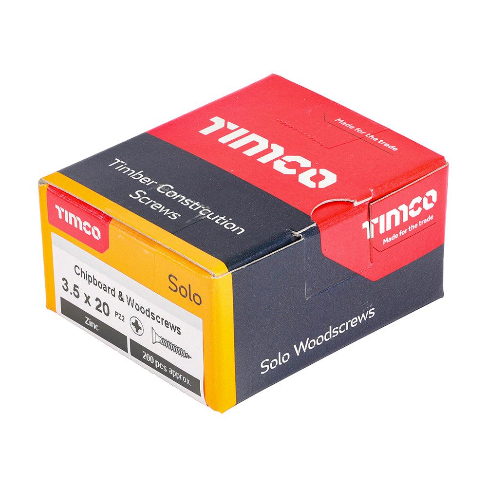 TIMCO Solo Countersunk Silver Woodscrews