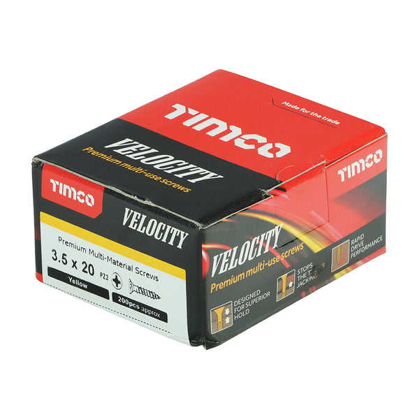 TIMCO Velocity Premium Multi-Use Countersunk Gold Woodscrews