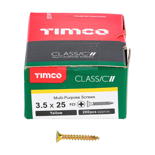 TIMCO Classic Multi-Purpose Countersunk Gold Woodscrews