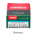 TIMCO Classic Multi-Purpose Countersunk A2 Stainless Steel Woodcrews